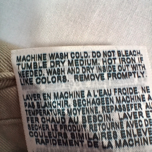 Dockers Tan Flat Front Shorts Mens Size 40 - Picture 6 of 8